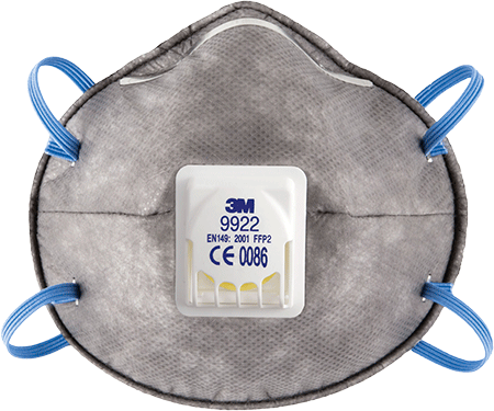AP9922 - Respiratore 3M 9922 FFP2 polveri e odori c valvola