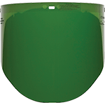 APB2330 - visiera in policarbonato verde IR 5 per semicalotta APB2297