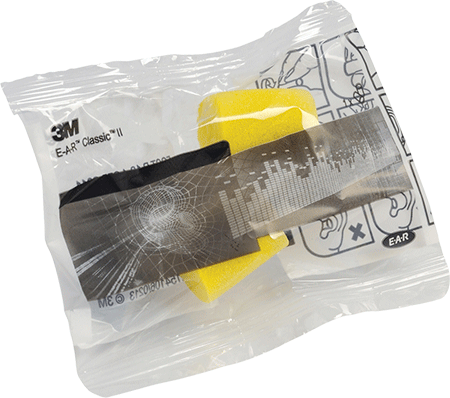 APE6515 - Scatola 200 coppie inserti auricolari CLASSIC EAR 3M in bustina