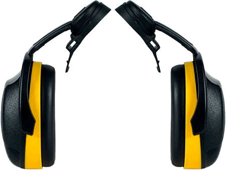 APEK202 - cuffie antirumore colore GIALLO per elmetti Kask SNR:29