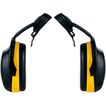 APEK202 - cuffie antirumore colore GIALLO per elmetti Kask SNR:29