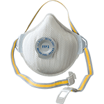APM3405 - Facciale filtrante Moldex classe FFP3 R D con valvola Serie AIR PLUS
