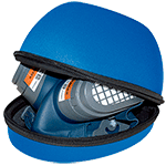 APSM001 - custodia con cerniera e passante cintura per maschere APS501 e APS502