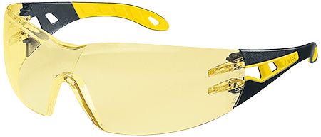 APU2385 - occhiale PHEOS montatura nera/gialla lente gialla