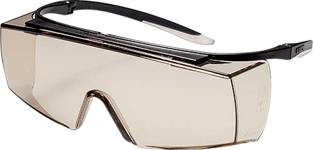 APU6964 - occhiale SUPER F OTG montatura nera lente marrone