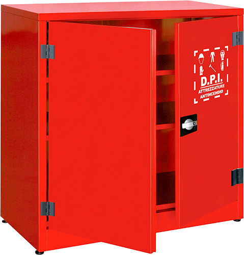 ARR1052 - Armadio verniciato 2 ante cieche 2 ripiani