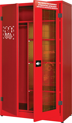 ARR1855 - Armadio verniciato 1 anta cieca 1 finestrata 3 ripiani appendiabiti