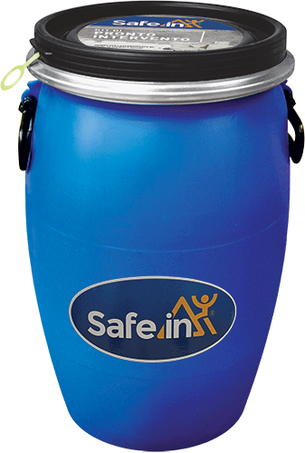ASB030 - kit per assorbimento OLI SAFE IN in bidone ADR assorbenza minimo 39 lt