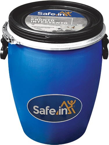ASB120 - kit per assorbimento OLI SAFE IN in bidone ADR assorbenza minimo 75 lt