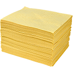 ASC01P - confezione 100 panni per CHIMICI SAFE IN dim.41x46 cm assorb.94 lt