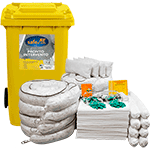 ASOK360 - kit serie OIL SAFE IN colore BIANCO in bidone carrellato da 360 lt.