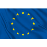 BAE225 - bandiera stampata Europea mm 1500x2250