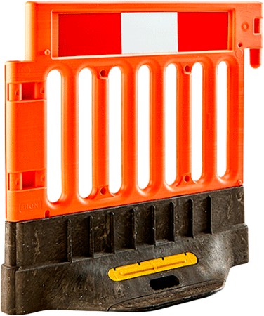 BAR0628A - Barriera componibile in polietilene alta densità