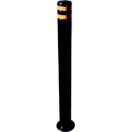 BAR115 - dissuasore di sosta flessibile colore nero diam.90 h. 1150 mm.