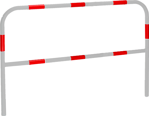 BARV702RB - barriera bianco/rossa modello da interrare