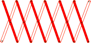 BES230 - Solo barriera estensibile aperta non rifrangente