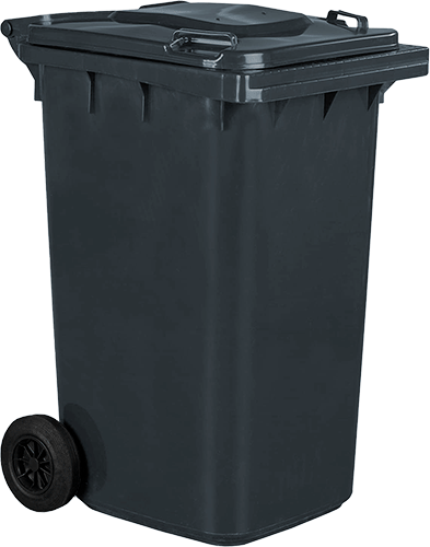 BIC0240S - Cassonetto mobile portarifiuti da litri 240 GRIGIO