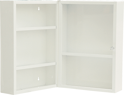 BRA104V - armadietto metallo bianco 1 anta portante serratura metallo VUOTO