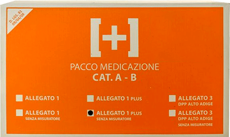 BRP101 - pacco di reintegro in cartone contenuto All.1 maggiorato D.M. 388