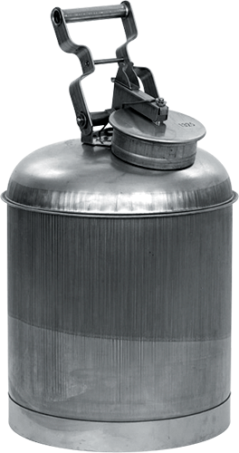 CJ1325E - Contenitore in acc. inox a chiusura automatica capacita' l.19