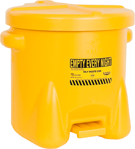 CJ1394E - Contenitore per rifiuti e stracci in polietilene da l.37,9