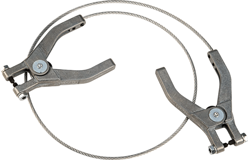 CJ8499 - Cavo antistatico con 2 attacchi manuali a molla