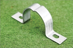 CLS48 - Collare semplici ferro zincato con scanalatura per pali diametro 48