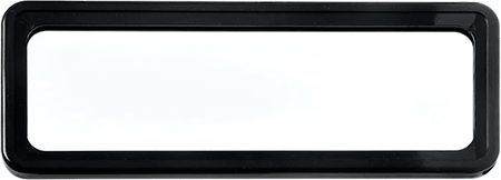 CNC3512 - Cornice portacartello polietilene nera