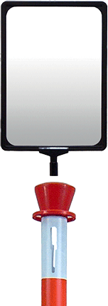 CNV4P - porta cartello A4 colore nero