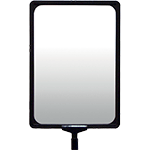 CNV4P - porta cartello A4 colore nero