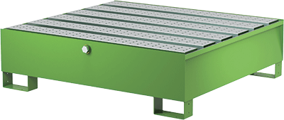 COM104 - vasca di raccolta con doghe zincate,volume di raccolta 1200 lt