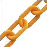 CP1054 - Catena plastica colore giallo