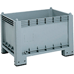 CPL4180 - Cargopallet grigio con 4 piedi capacita' 297 dm3 portata 300 kg