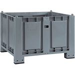 CPL4551 - Cargopallet grigio senza ruote senza portello con 4 piedi