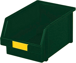 CPLC240G - contenitore a bocca di lupo colore verde adatto per alimenti