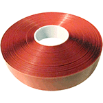 DMS100R - nastro adesivo SAFE IN in PVC qualita' PREMIUM col.ROSSO h 10 cmx30m