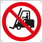 E1321KS - Etichetta adesiva vietato usare carrelli EN ISO 7010