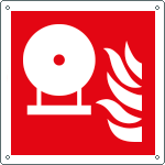 E15504X - Cartello antincendio estintore fisso antincendio EN ISO 7010 F013