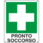 E20101KS - Etichetta autoadesiva pronto soccorso UNI ISO 7010