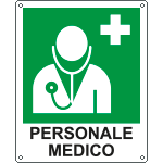 E20196KS - etichetta personale medico EN ISO 7010