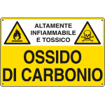 E2715 - Cartello sostanze pericolose OSSIDO DI CARBONIO EN ISO 7010