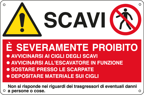 E2929 - Cartello multisimbolo E' SEVERAMENTE proibito... EN ISO 7010
