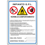 E3806 - Cartello multisimbolo piu' norme 3 simb.E1305 E1102 E1312 EN ISO 7010