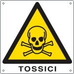 E400401X - Cartello pericolo tossici EN ISO 7010