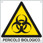 E403101X - Cartello pericolo biologico EN ISO 7010
