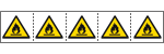 E49602MS - etichetta pericolo infiammabile EN ISO 7010