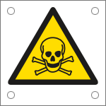 E49605M - cartello  pericolo tossico EN ISO 7010