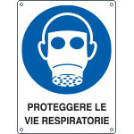 E625301KS - Etichetta obbligo proteggere le vie respiratorie EN ISO 7010