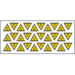 E91633B - foglio n.30 etic.aut. "SUP. CALDA + simb