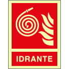 EL20117WP - Cartello fotoluminescente idrante